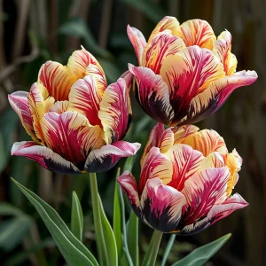 Тюльпан Роял Гарнит купить по цене от 425р. в интернет-магазине «Посадика» с доставкой почтой в в Алуште и по всей России – [изображение №1].